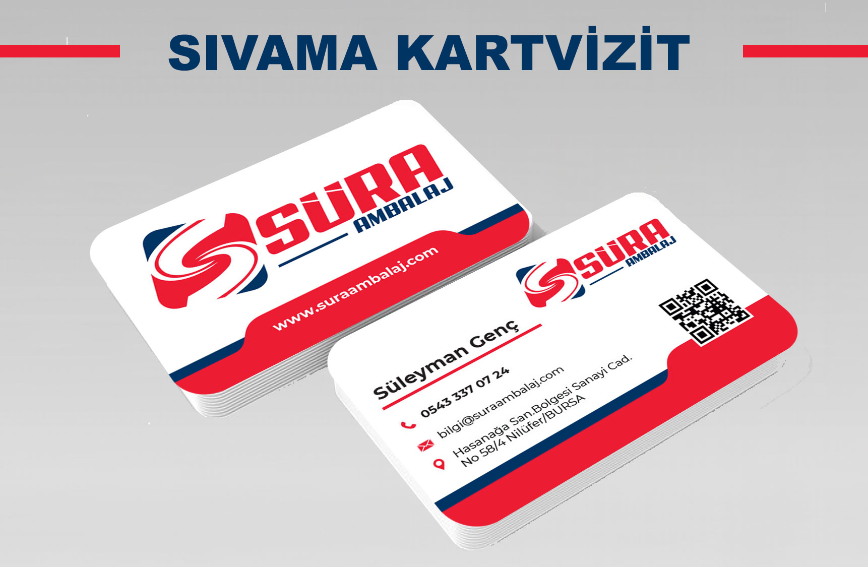 1.000 Adet Sıvama Kartvizit  1700TL KDV dahil