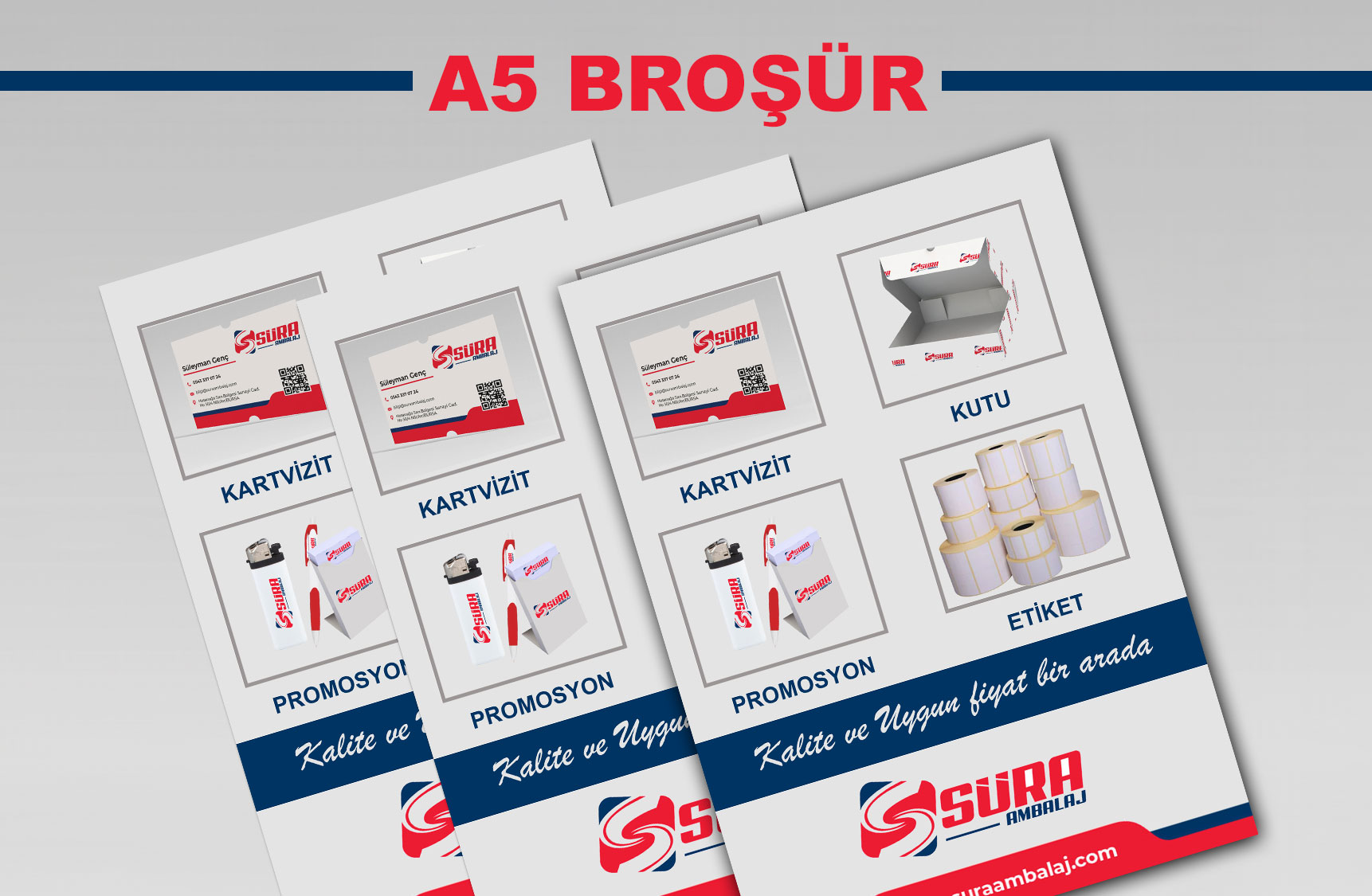 A5 1.000 Adet Broşür  1730TL