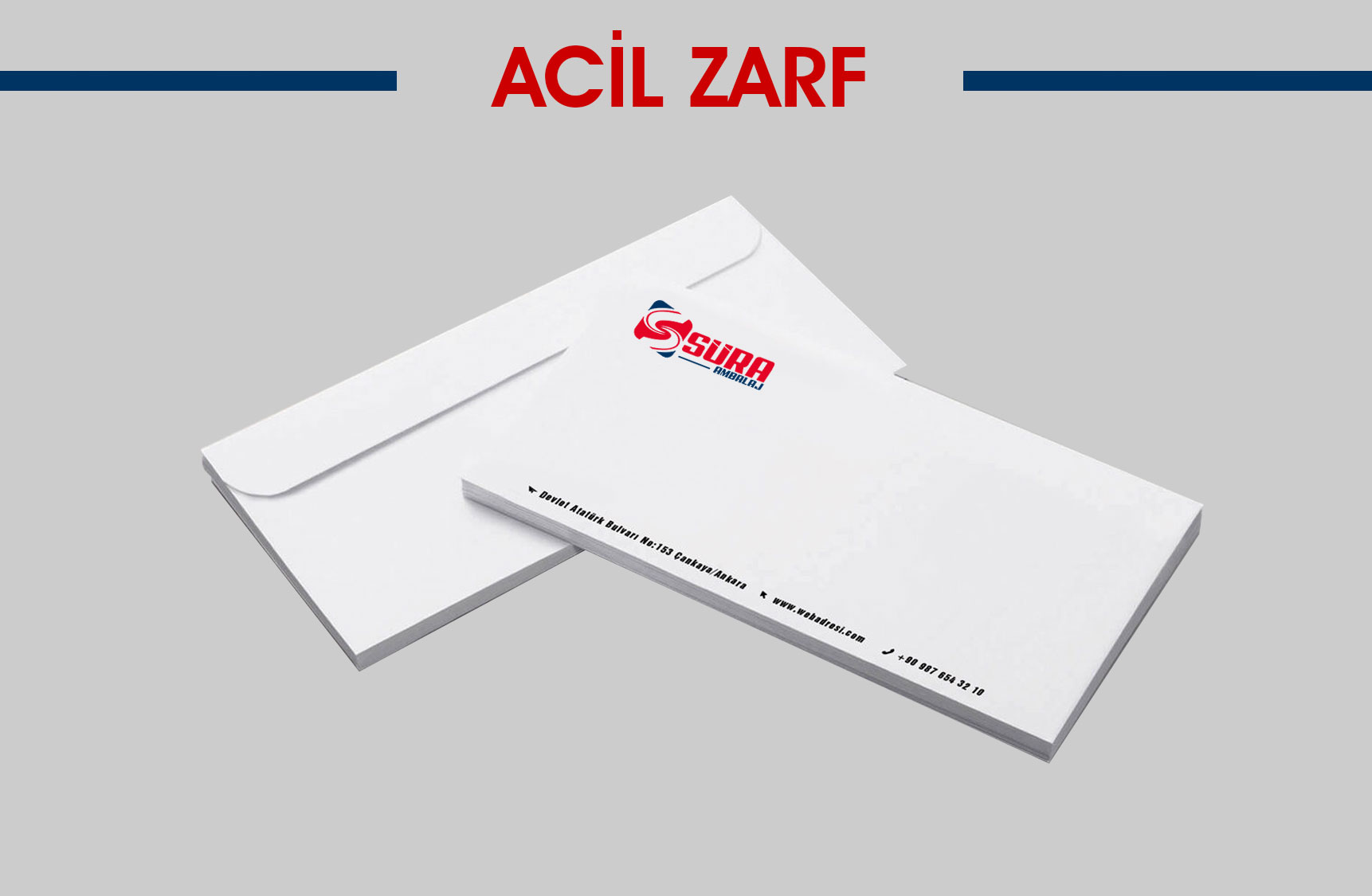 Acil 100 Adet Diplomat Zarf 375TL
