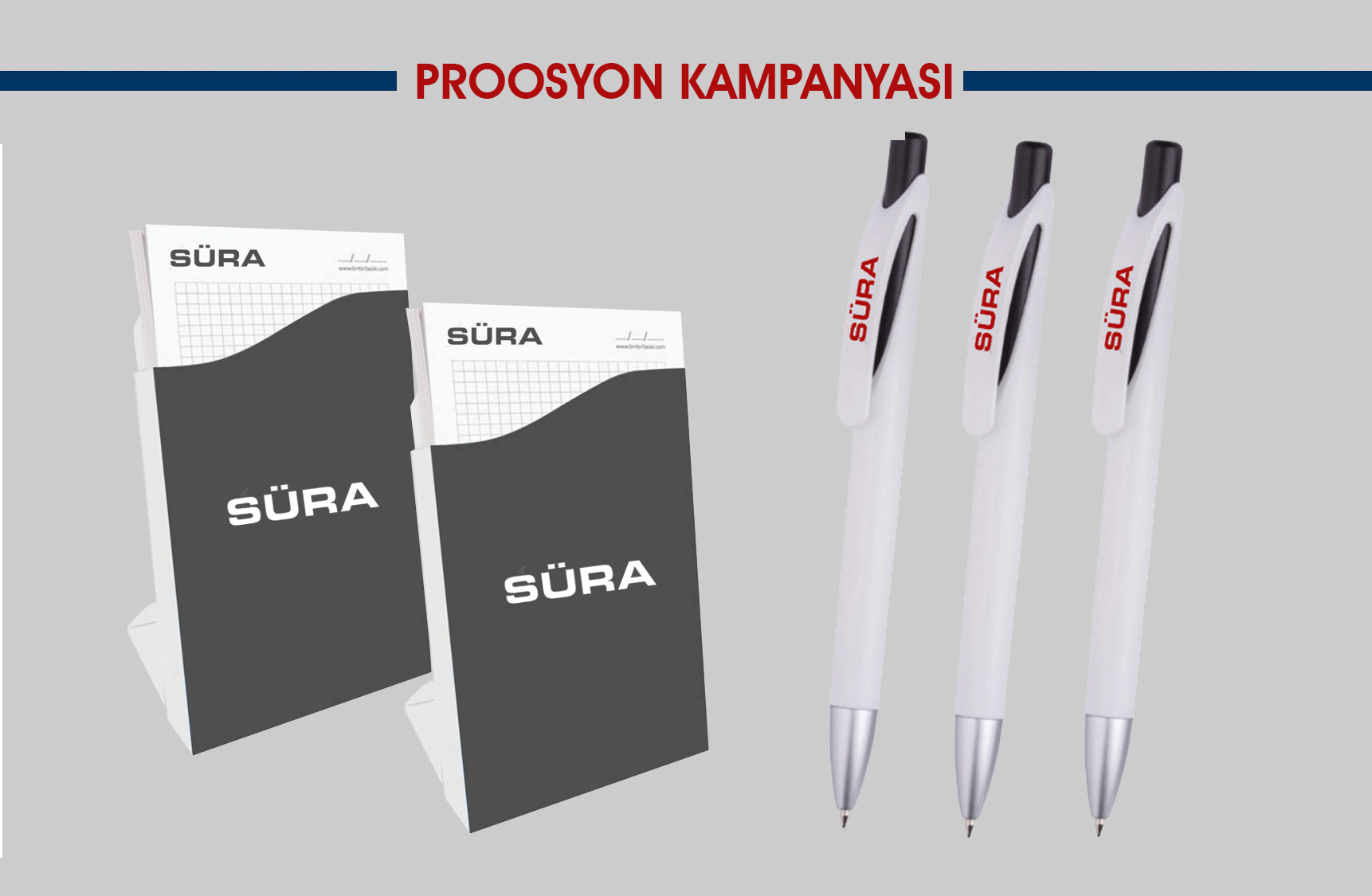 100 Adet Masa Notluğu + Baskılı Kalem1700 TL