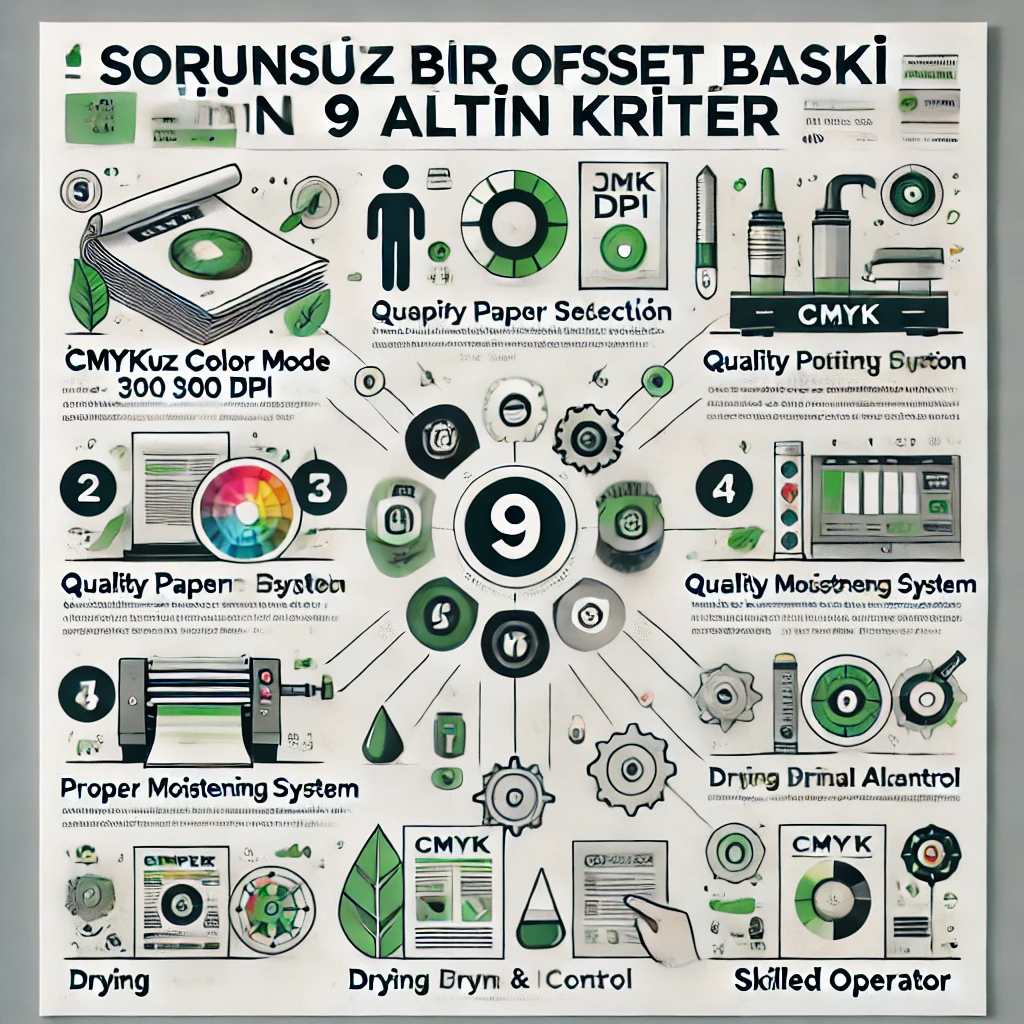 Sorunsuz Bir Ofset Baskı İçin 9 Altın Kriter