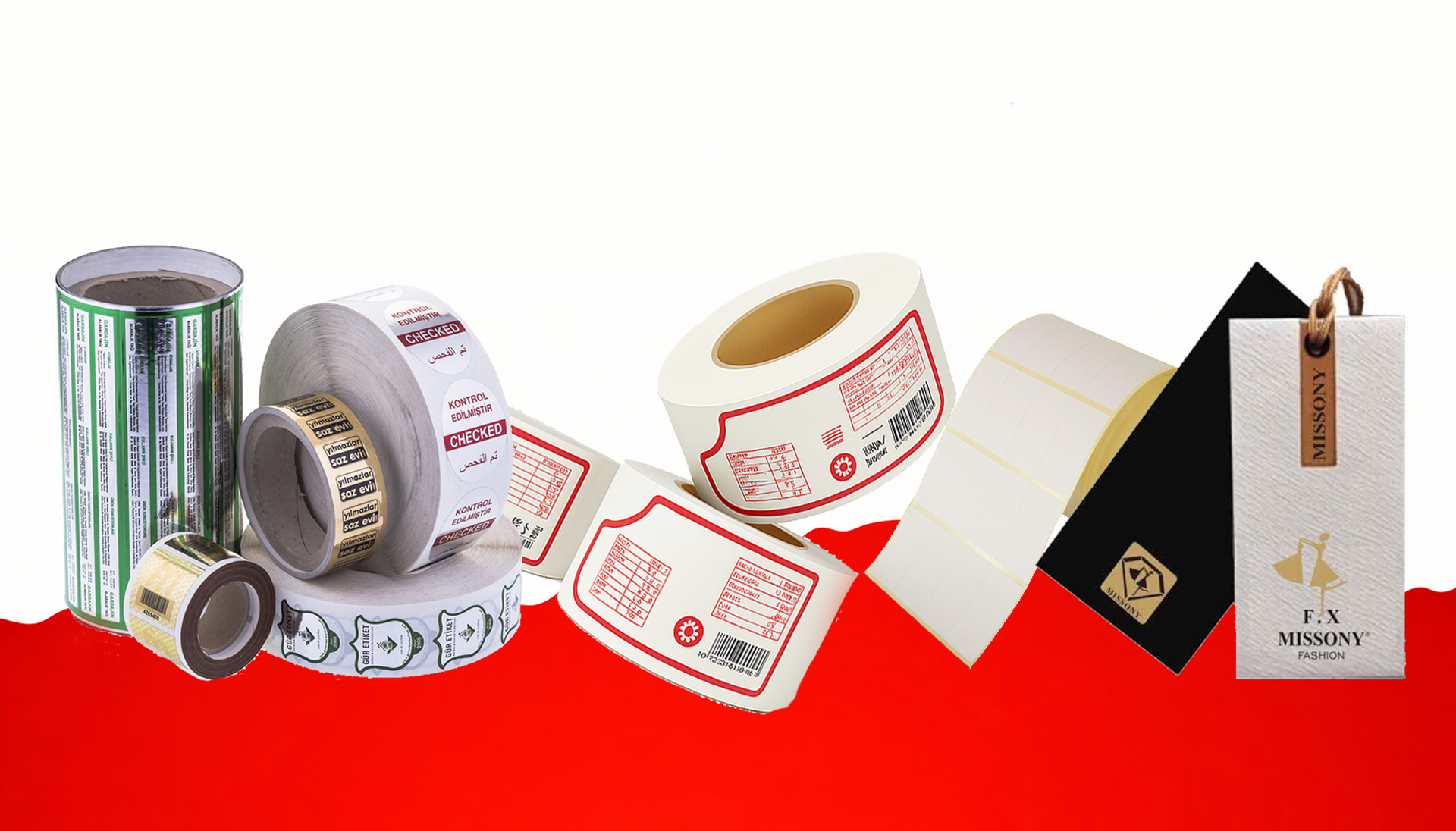Endüstriyel Etiket Çeşitlerimiz